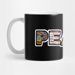 PEACE Sticker - Front Mug